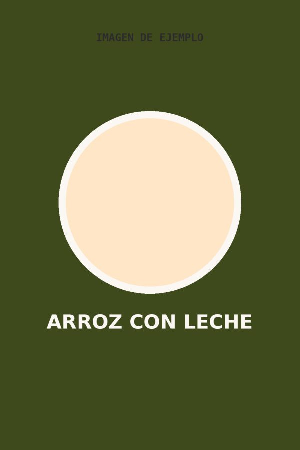 Arroz con leche (imagen de ejemplo)