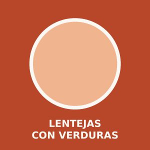 Lentejas con verduras (imagen de ejemplo)