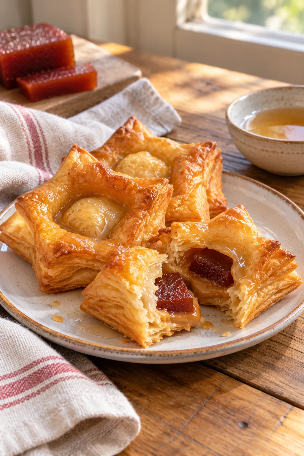 Pastelitos criollos: Pastelito criollo recién frito, dorado y crujiente