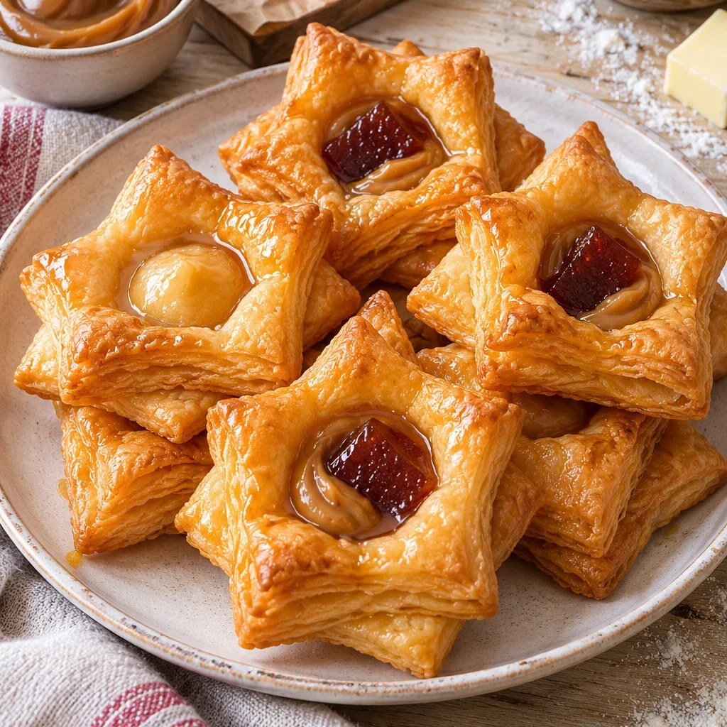 Deliciosos pastelitos criollos rellenos de dulce de leche y membrillo.